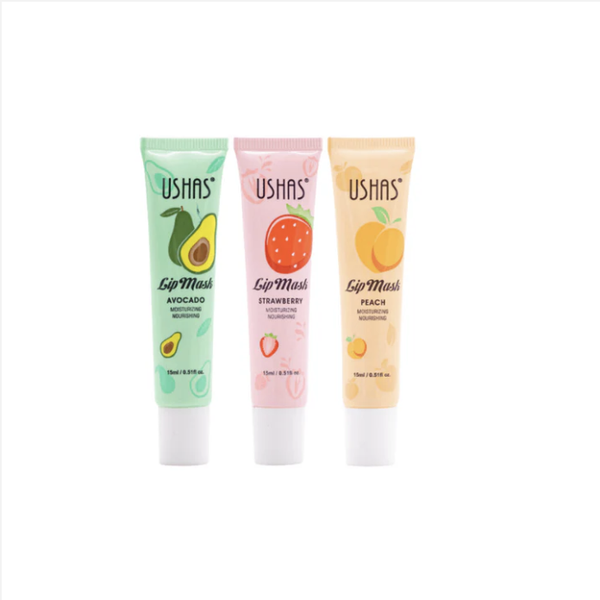 Ushas Moisturising Lip Mask (Set of 3)
