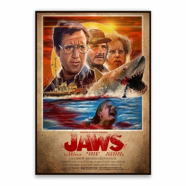 Jaws Movie Poster - A1