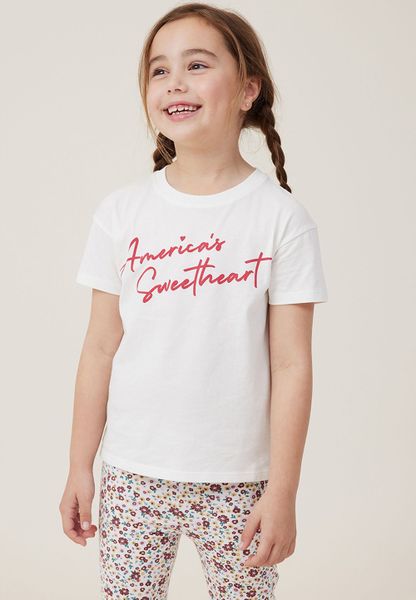 Poppy Short Sleeve Print Tee