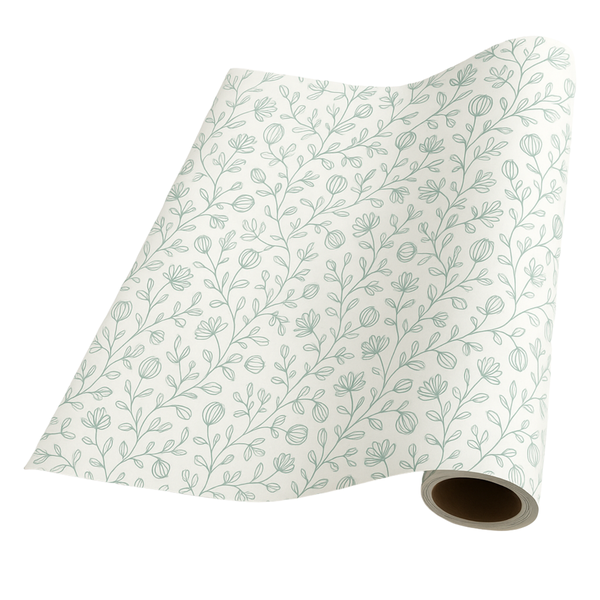 Petals - Bulk Gift Wrap Roll - 50cm x 50m | Premium 65gsm Paper