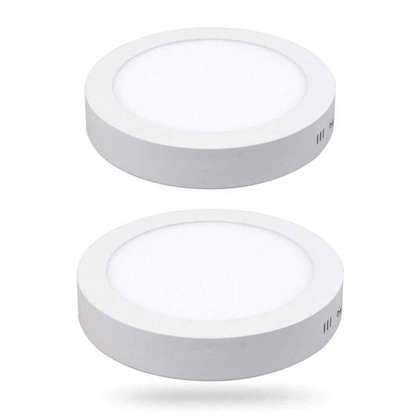 2 x 18W Round LED Surface Panel Light