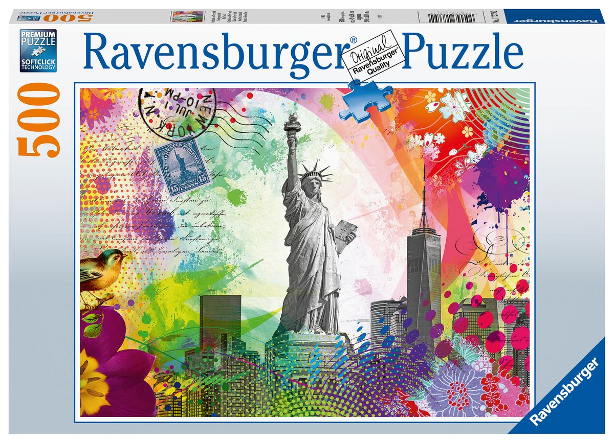 Ravensburger 500Pc Puzzle Ny Postcard | Shop Today. Get It Tomorrow ...