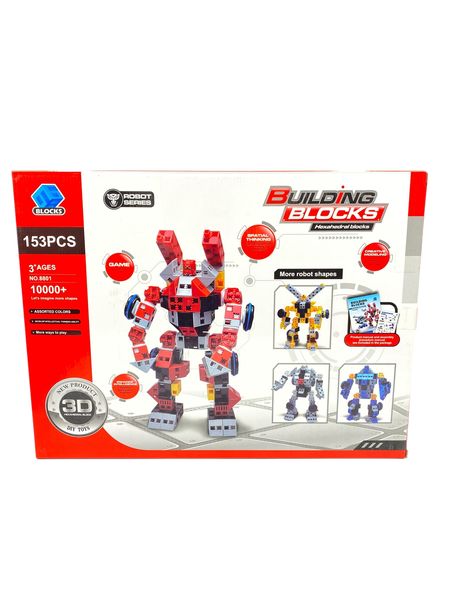Building Blocks Robot Set - 153 Pieces - Creative Construction Toy