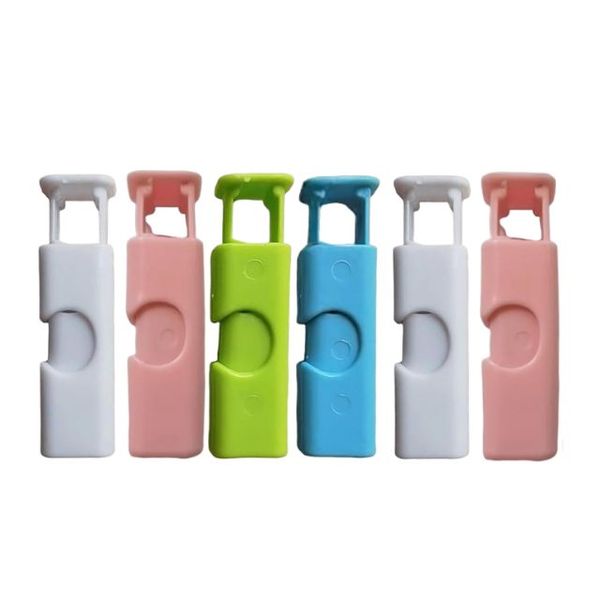 Synergy360 Reusable Plastic Bag Sealing Clips for food bags - Set of 6