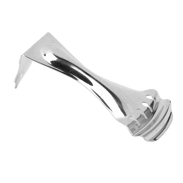 Silver zinc alloy 4-string resonator tailpiece