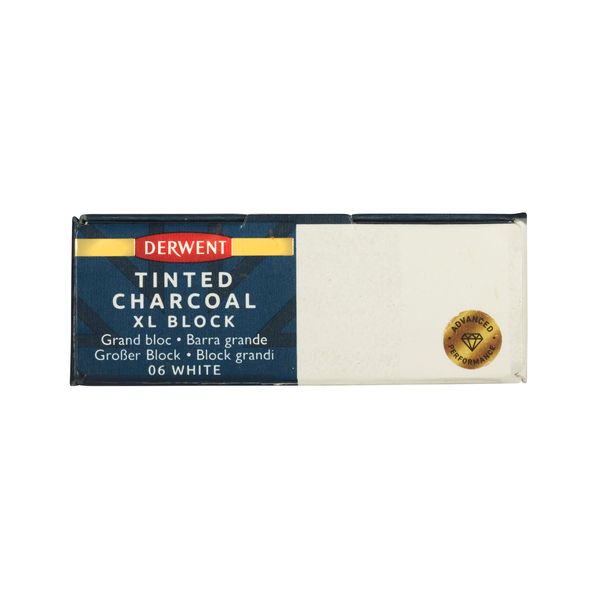 Derwent XL Tinted Charcoal - White