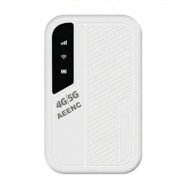 AEENC 4G/5G Car WiFi Router, LTE Wireless Mobile Hotspot with SIM Card Slot