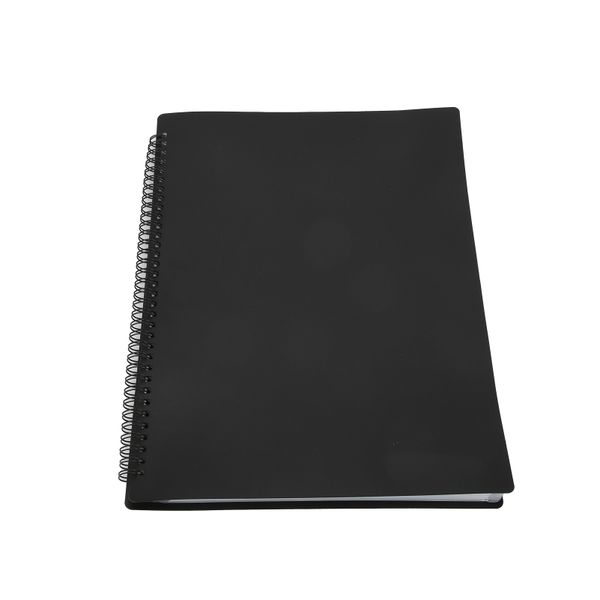 Plastic A4 Music Folder 40 Pockets Spiral