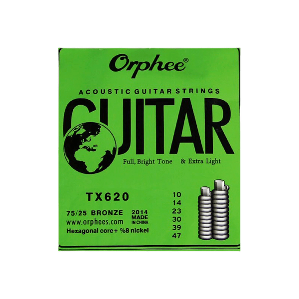 Orphee TX620 set of extra light steel guitar strings