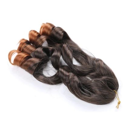 Curly Ombre Hair Extensions Black & Brown - Set of 3 | Buy Online in South  Africa 