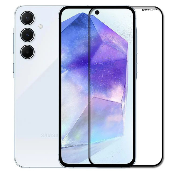 TechByte Tempered Glass Screen Protector for Samsung Galaxy A55 5G (2024)
