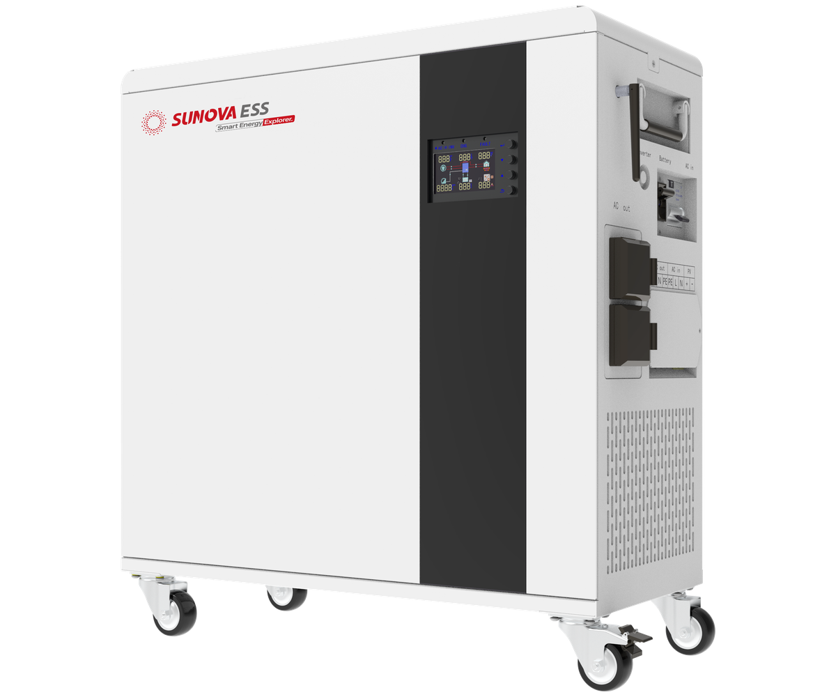 SunovaeFoxH Series AllInOne Battery Inverter Trolley 5Kw + 5