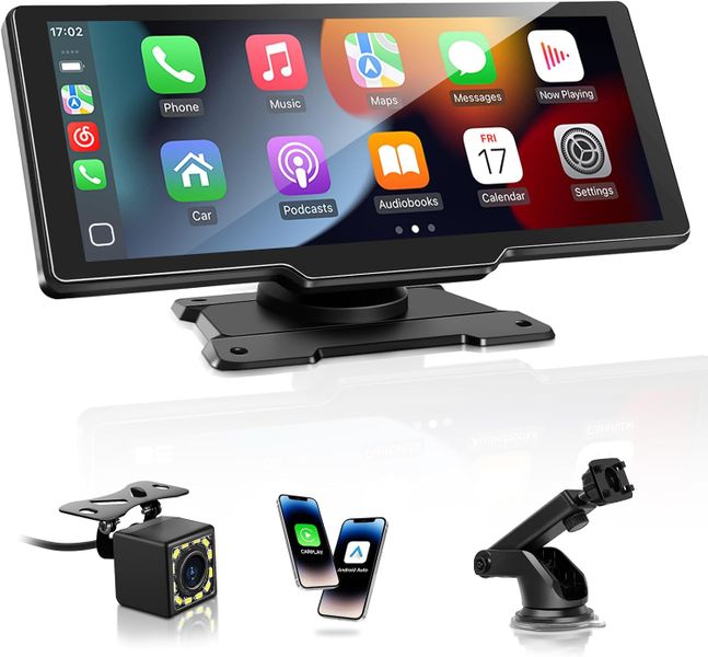 Carplay Screen for Car, 10.26" Wireless Car Play Screen Car Stereo