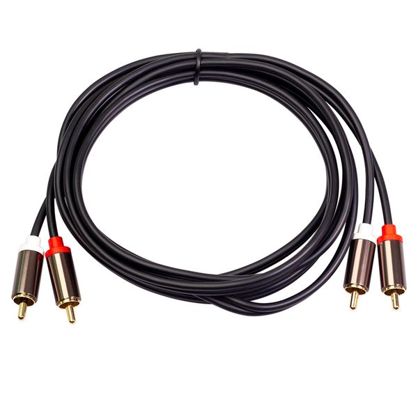 2RCA to 2 RCA Male Gold-Plated Audio Cable RCA Audio Cable 1M
