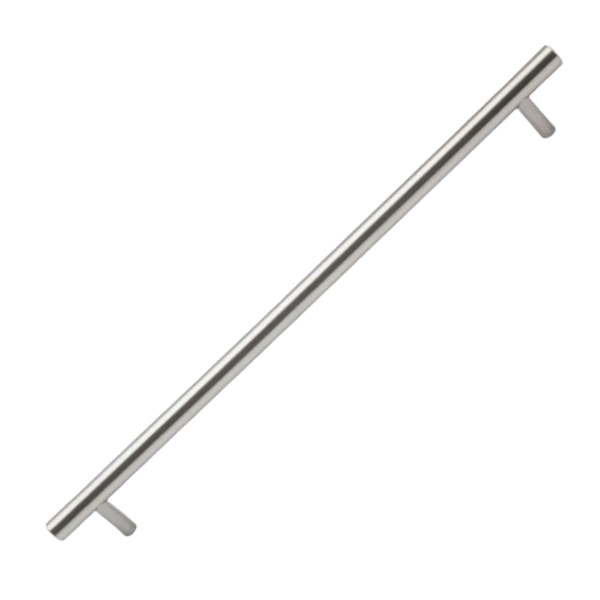 Pack of 6 x Steel Barrel Handle, Brushed Satin Nickel, 224mm