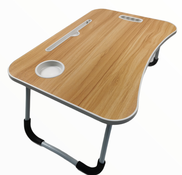 All-purpose Foldable Table Laptop Desk Bed Tray With Tablet Slot