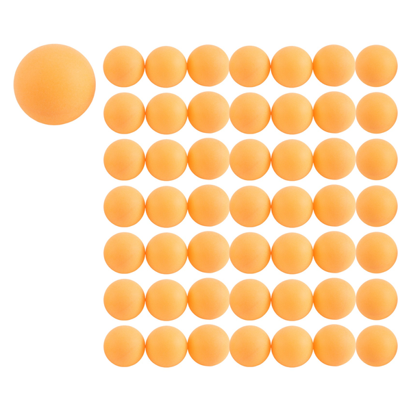 50- Pack Premium Ping Pong Balls Advanced Seamless Balls Orange