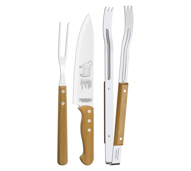 3 Piece Barbeque Cutlery Set 530 x 205 x 40mm
