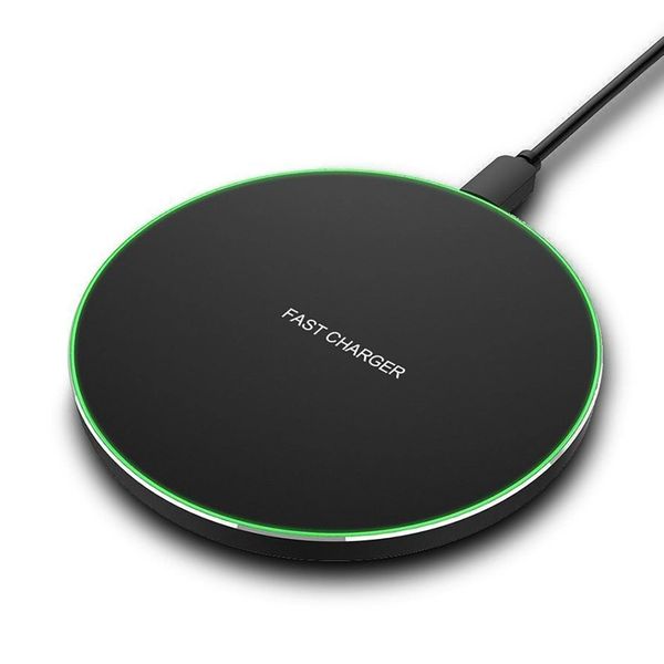 Wireless Fast Charger Pad for Compatible With IOS / Android Black