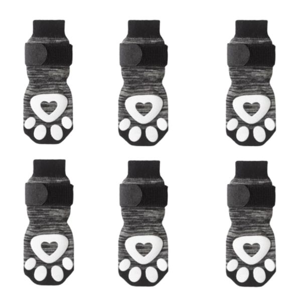 Non-Slip Dog Socks, Adjustable, Paw Protection for Senior Dogs, XL