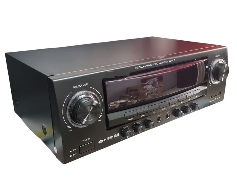 Digital Karaoke Audio Amplifier Compatible With Bluetooth fm/radio AV-9913
