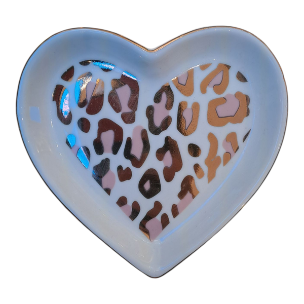 Gift Emporium Leopard Heart Trinket Dish