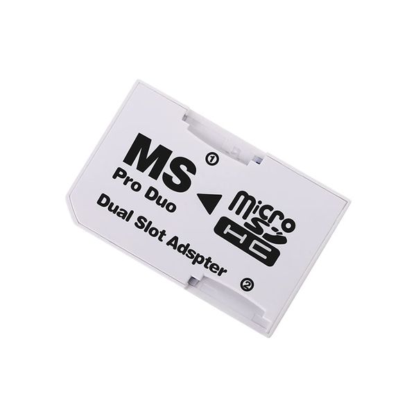 Micro SD to MS PRO Duo Dual Slot Card Adapter
