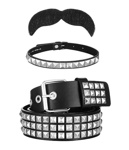 Toy Party Rock Band Cosplay Costume With Self Adhesive Mustache - 35cm -