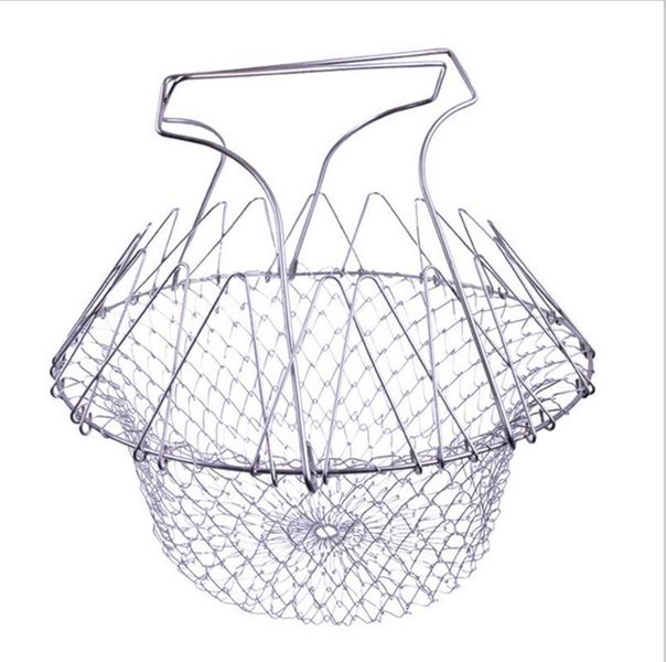 Shams Portable 12 In 1 Collapsible Chefs Basket Kitchen Tool