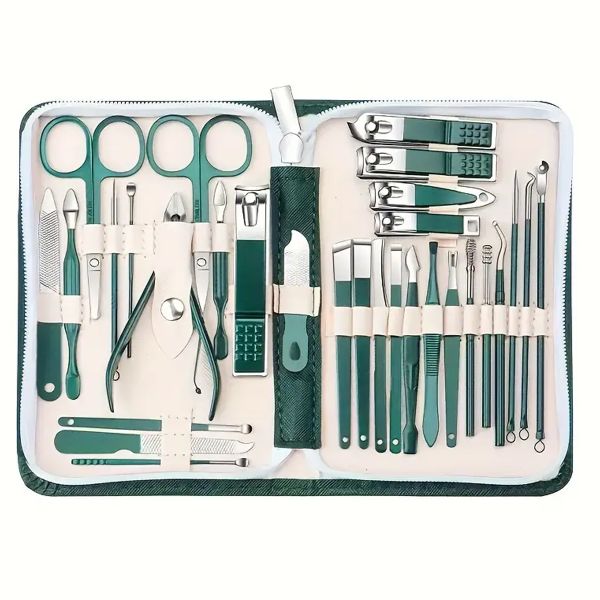 30 Piece Nail Clipper Set,Stainless Steel Nail Clippers For Nail Repair