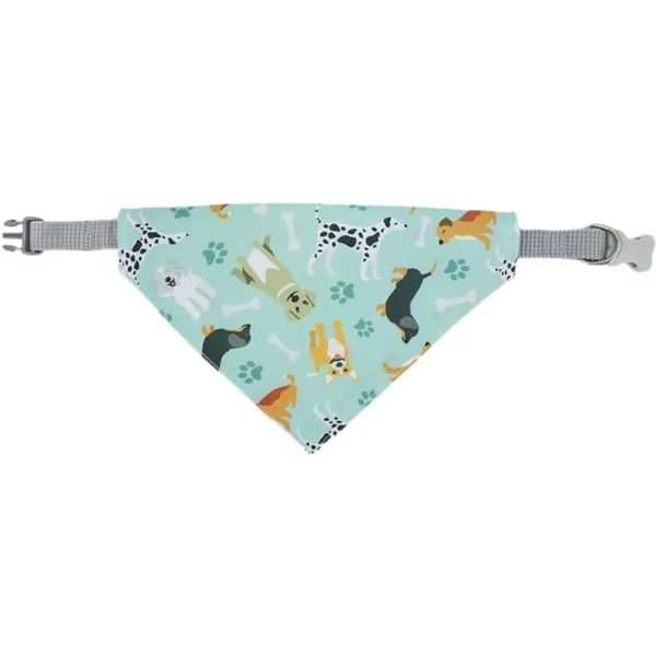 Cat and Dog Cartoon Print Triangular Bibs