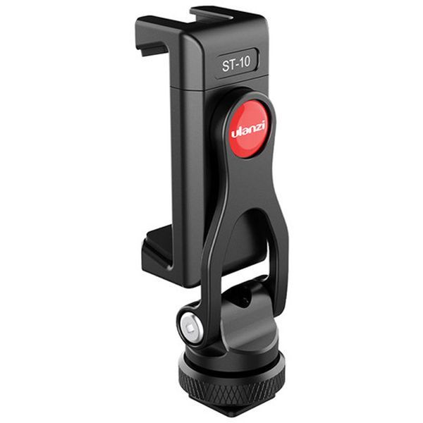 Ulanzi Metal Smartphone Tripod Mount for Vlogging - Dual Cold Shoe &amp; 360