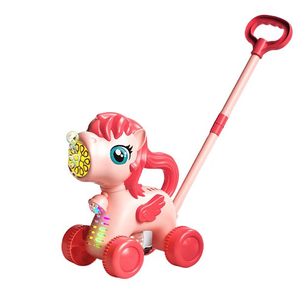 Automatic Bubble Machine Cute Animal Bubble Blower Machine with Light