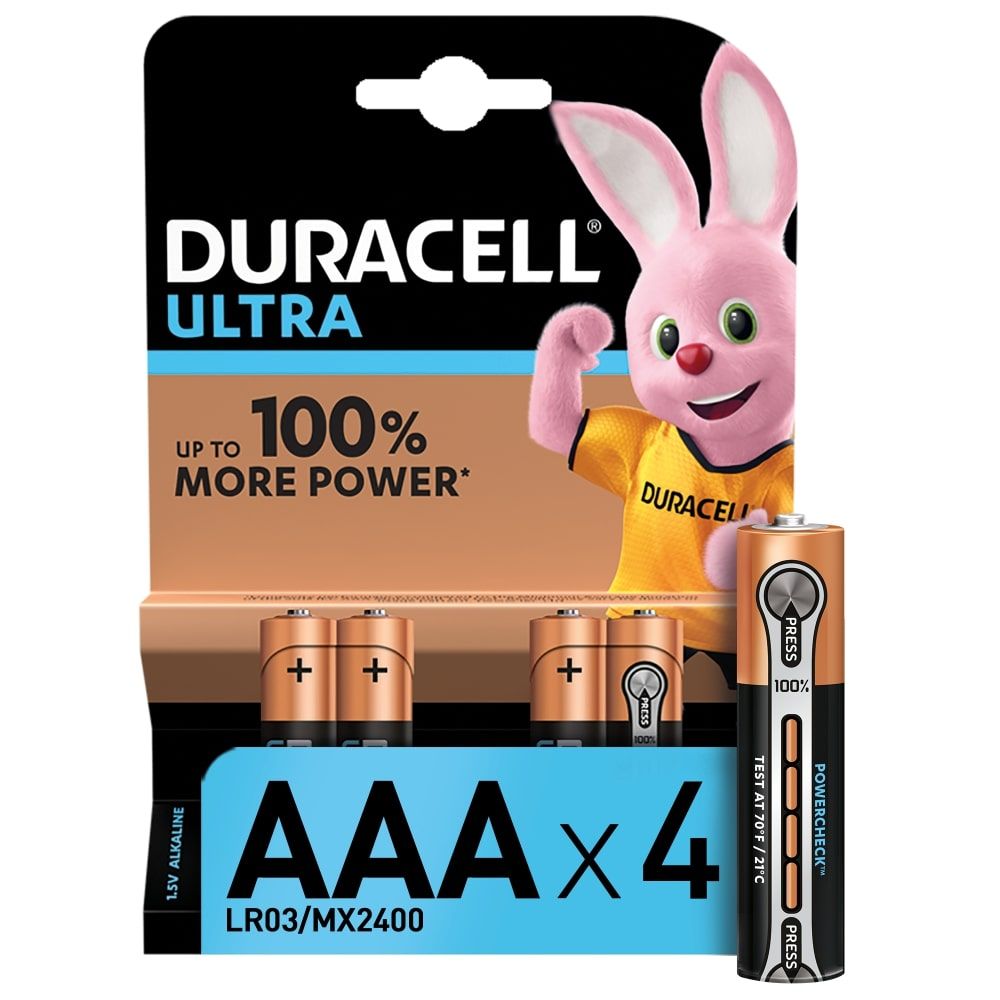 Duracell Ultra AAA Alkaline Batteries - 4 pack | Shop Today. Get it ...