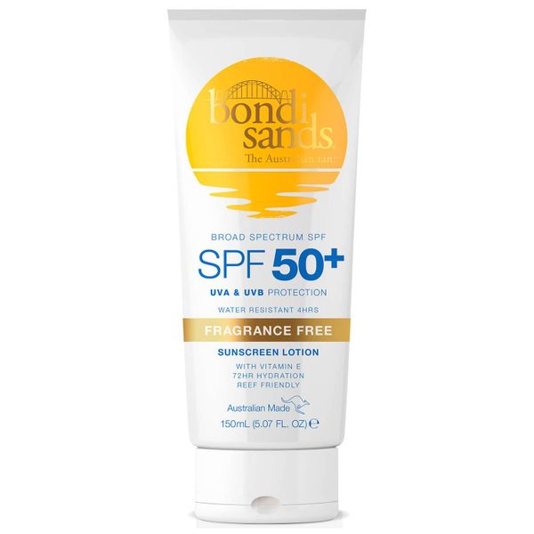 Bondi Sands Fragrance Free Sunscreen Lotion SPF 50+ | 150ml