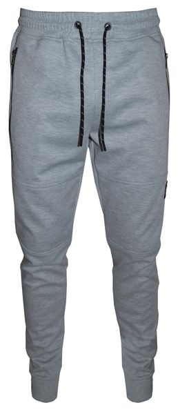 Soviet Brock Mens Track Pants - Grey Melange
