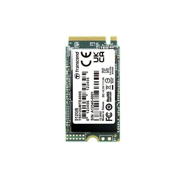 Transcend 400S 512GB M.2 2242 PCI-Express Gen3x4 3D NAND NVMe Internal SSD