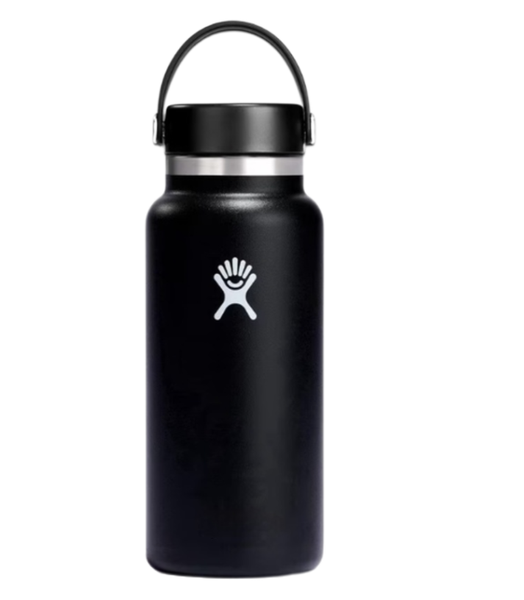 ABTOR Stainless Steel Water Bottle, 1000ml, Vacuum Insulated, Black