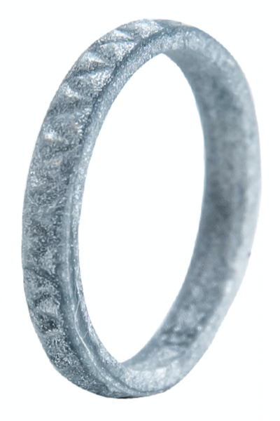 Silicone Ring - Woman - Triangle - Silver