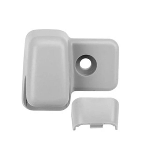 Auto Side Sun Visor Fixing Buckle Grey Rear