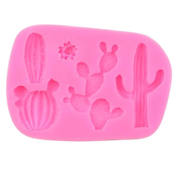 Kitchen Craft Cake Decoration Variety Cactus Chocolate Mould - 11cm