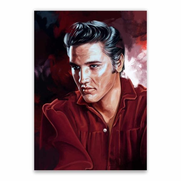 Elvis Presley Painting Poster - A1