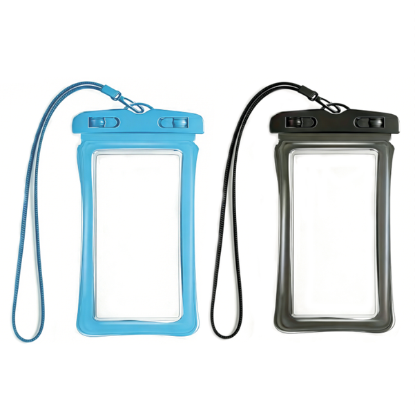 2-Piece Airbag Phone Waterproof Bag, Touch Screen Waterproof Cover