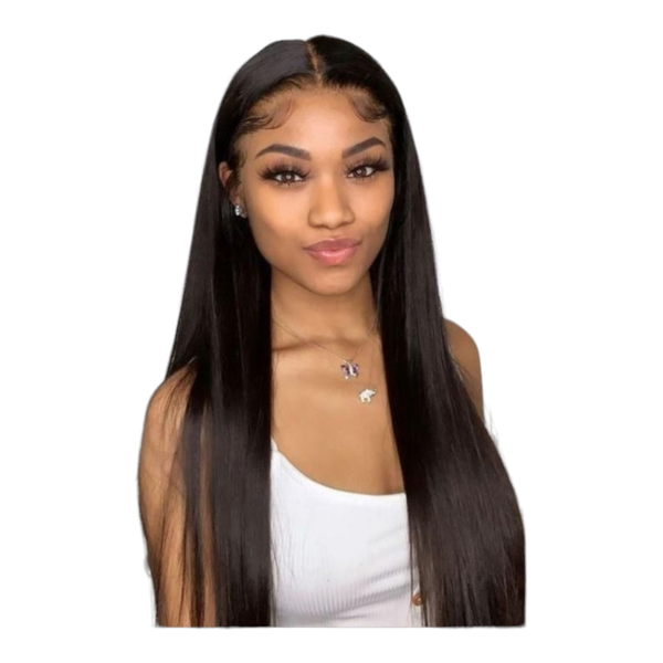 Full Frontal Straight Brazilian Wig - 22" Grade 13A - Lace Fully Customized