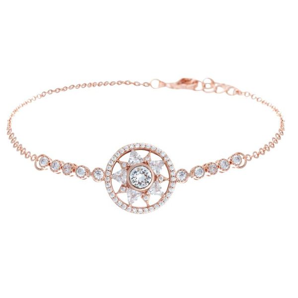 Civetta Spark Demi bracelet with Swarovski Clear crystal Rosegold