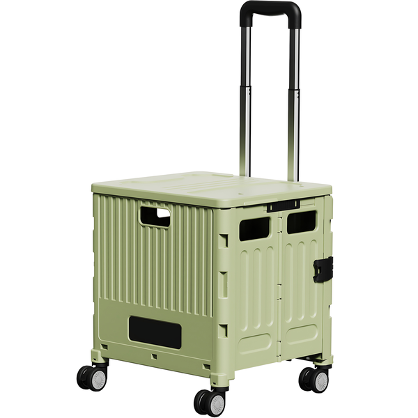 Folding Trolley Box Portable Grocery Trolley Utility Cart