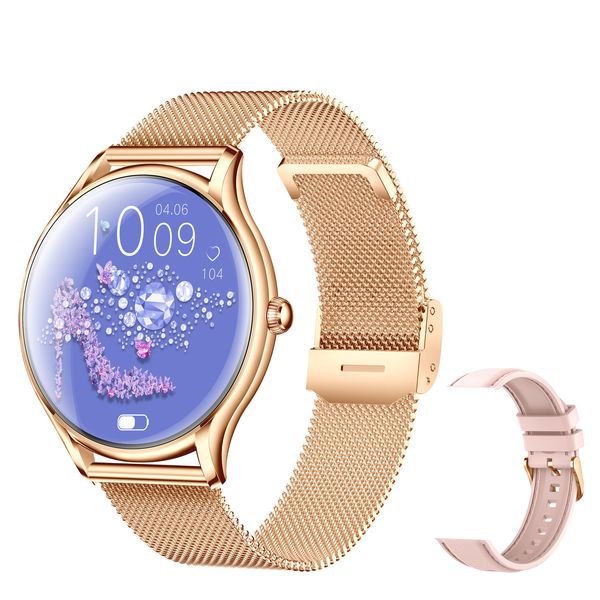HAMASTON Elegant Smartwatch, Curvature Design, Health Monitoring