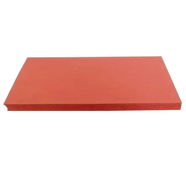 Stationery High-Temperature Resistant Red Silicone Foam Rubber Pad - 38cm
