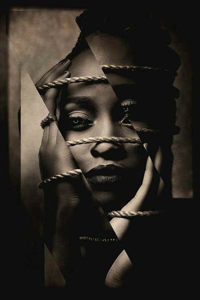 Canvas Wall Art- A Rope Girl 2