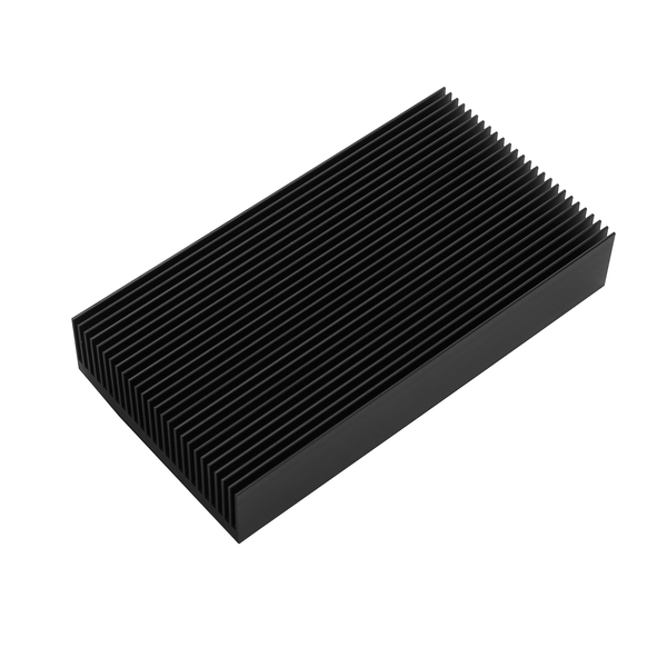 Durable Silver Aluminium Radiating Fin Cooling Heatsink 80X27X150MM